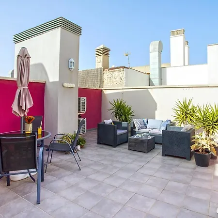 דירה -malagasunapts-romantic Private Terrace&shared Pool