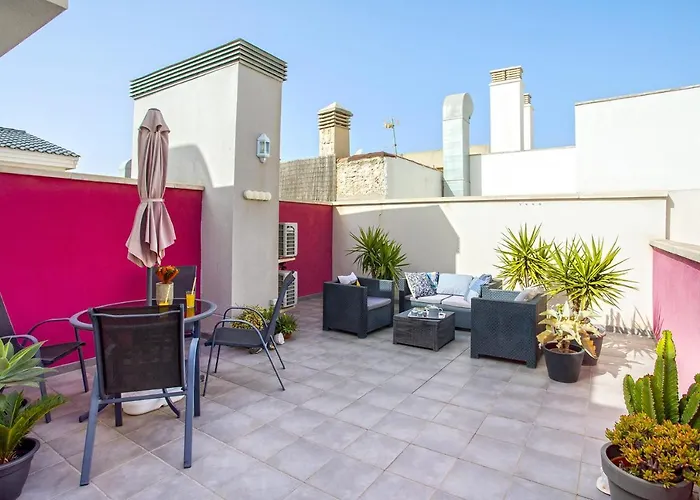 Apartament -malagasunapts-romantic Private Terrace&shared Pool
